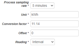 Apply a conversion factor
