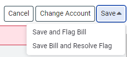 saving a flagged bill